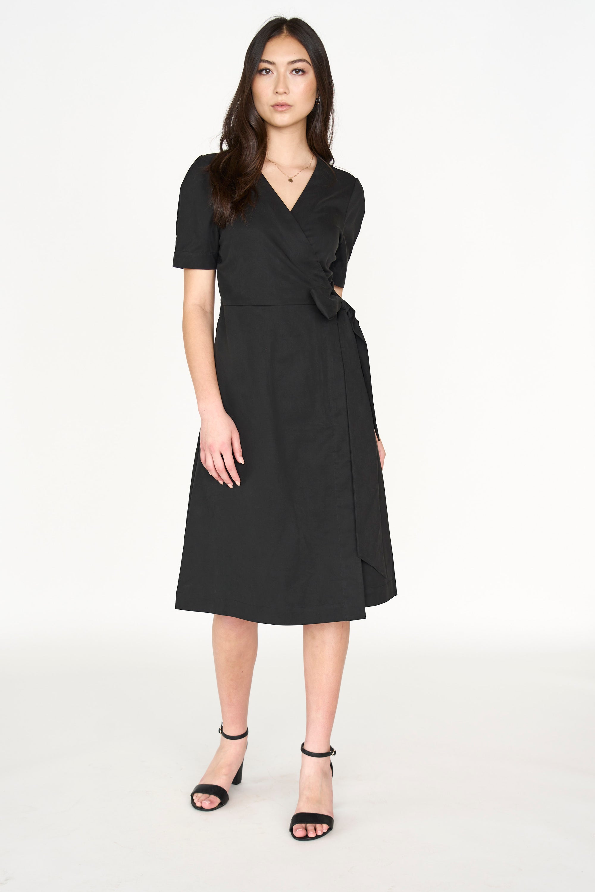Wrap Me Up Dress - Black (XS - 2XL)
