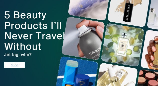 travel beauty products blog