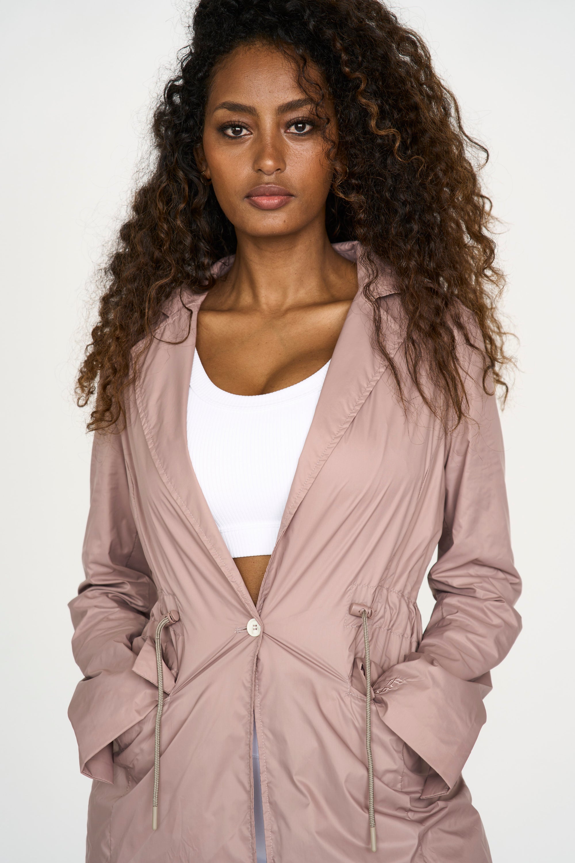 Mauve Jacket Airport and Travel