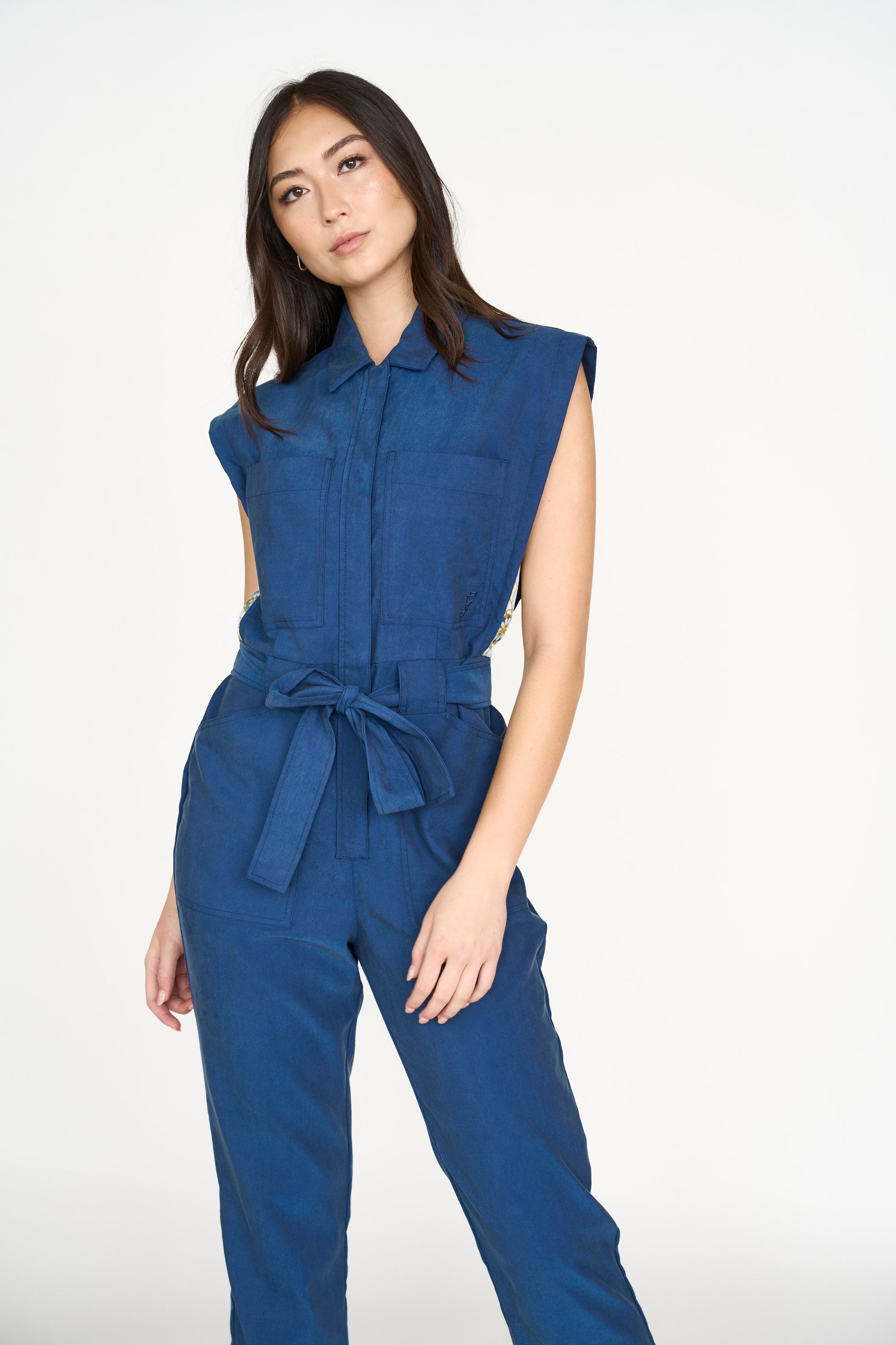 Women's Blue Airport Romper