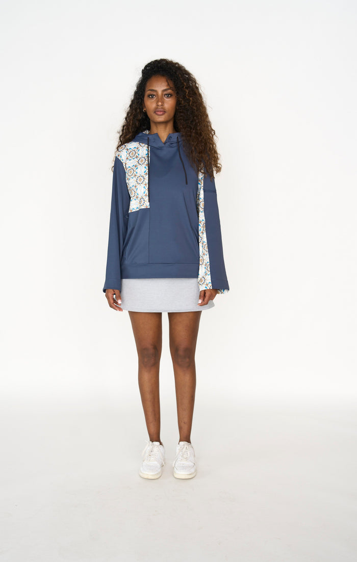 Women's Blue Travel Hoodie