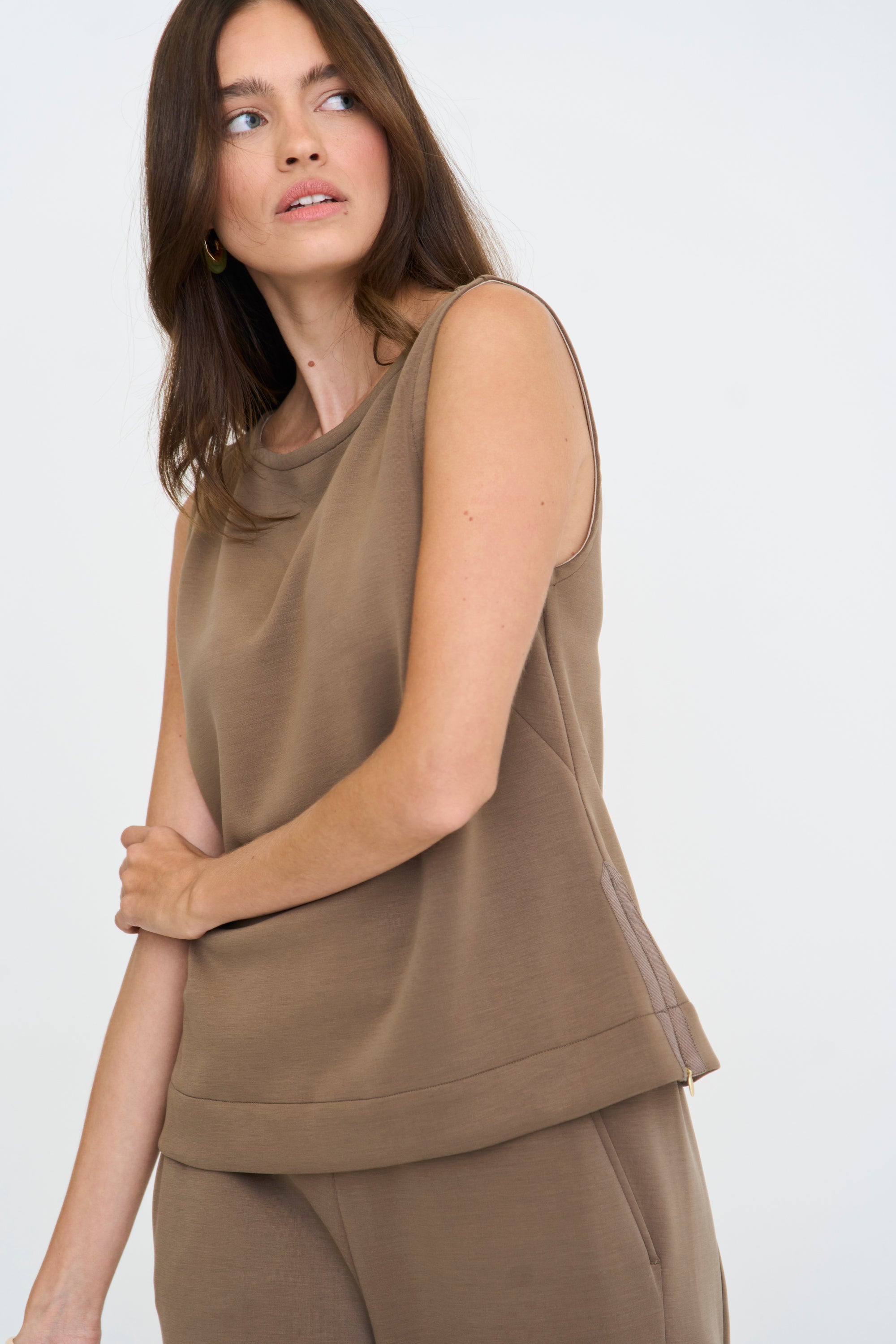 Women's Mocha Travel Shirt