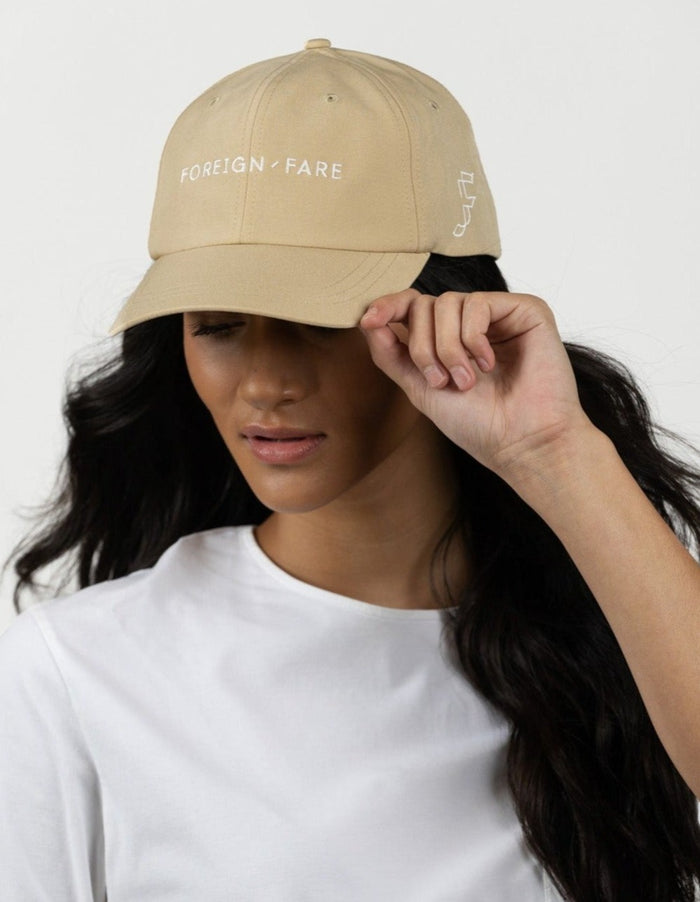 Women's Tan Baseball Cap