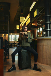 Green Hoodie Travel